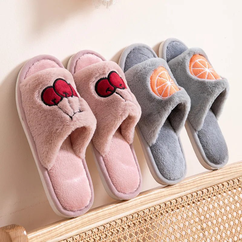 Open-Toed Fruit Slippers, Five Styles, US Men 3.5-6.5/Women 5.5-8