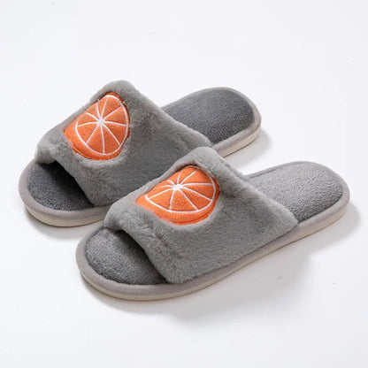 Open-Toed Fruit Slippers, Five Styles, US Men 3.5-6.5/Women 5.5-8