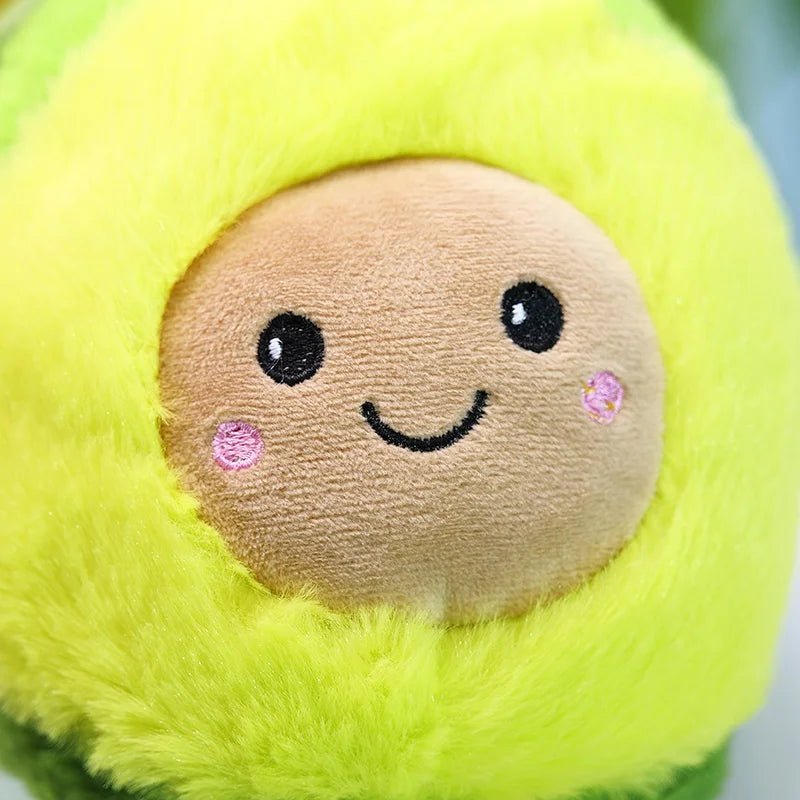 Plushie Avocado Children's Slippers, Ages 7-9 - Plushie Produce