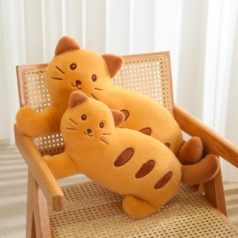 Plushie Baguette in a Cat Design, 17-30" | 43-75 cm