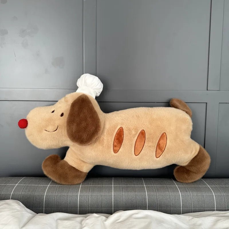 Plushie Baguette in un design di cane, 12-28" | 30-70 centimetri