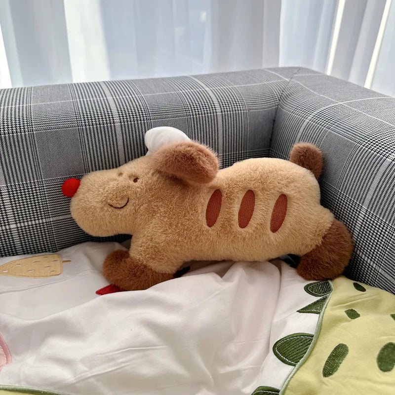 Plushie Baguette in un design di cane, 12-28" | 30-70 centimetri