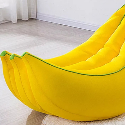 Plush Banana Bean Bag Sofa – Luxury Comfort Meets Playful Design plush toy – – – Image 4 | Plushie Produce