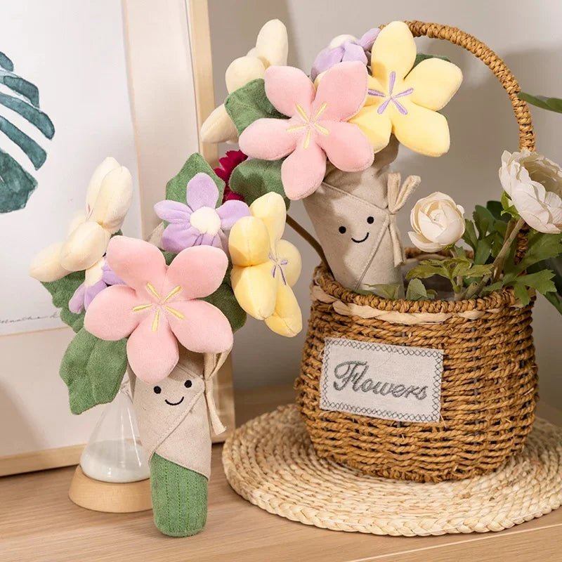 Pluche Boeket van Bloemen Cadeau, 12" | 30 cm