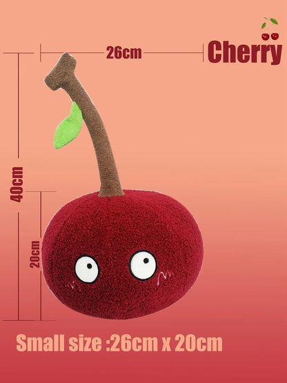 Cartoon Cherry Plushie, 10-14" | 25-35 cm