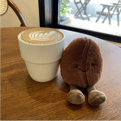 Coffee Bean Plushiei, 5-8" | 13-21 cm