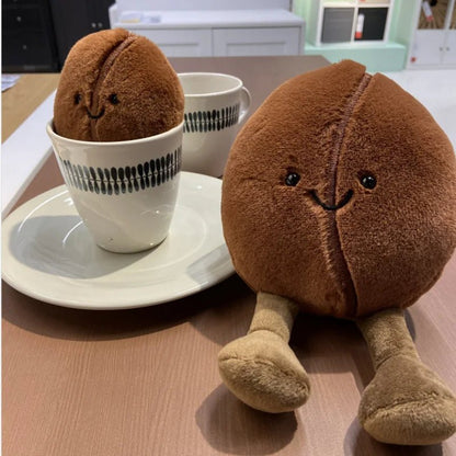 Coffee Bean Plushie, 5-8" | 13-21 cm