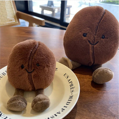 Plushie Coffee Bean, 5-8" | 13-21 centímetros