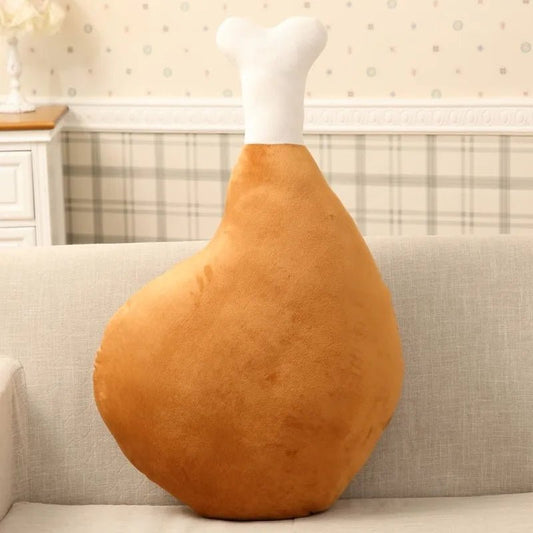 Plush Cooked Chicken Leg, 22" | 55 cm