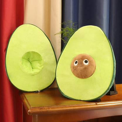 Plushie Disassembled Cartoon Avocado, 12" | 30 cm - Plushie Produce