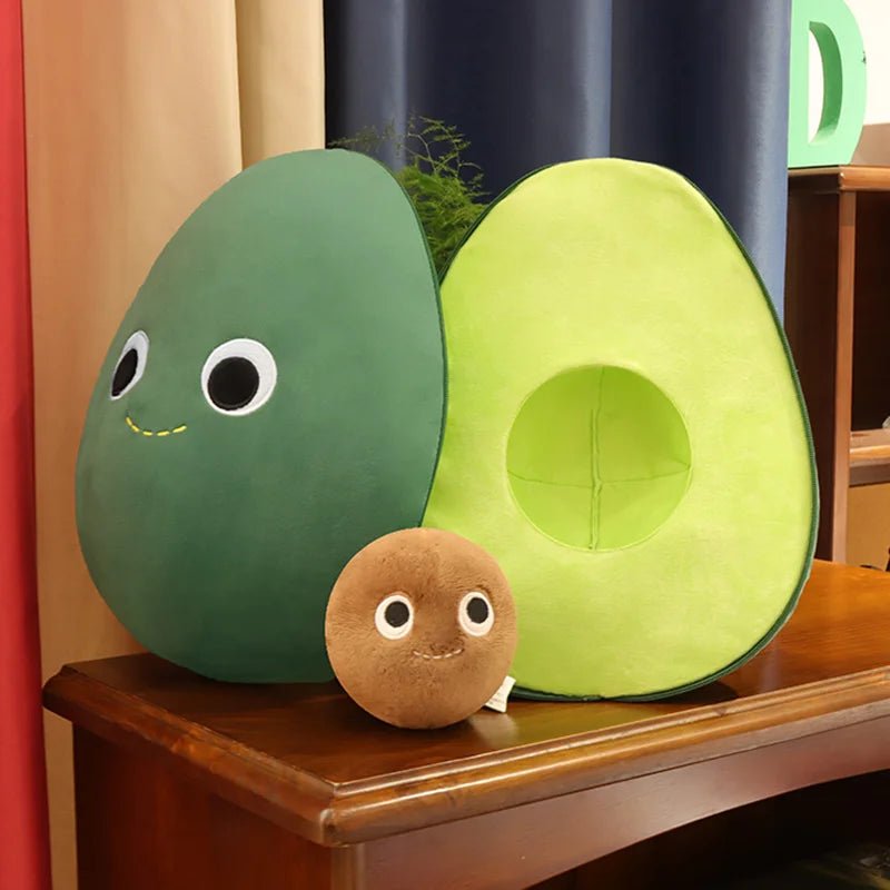 Plushie Disassembled Cartoon Avocado, 12" | 30 cm - Plushie Produce