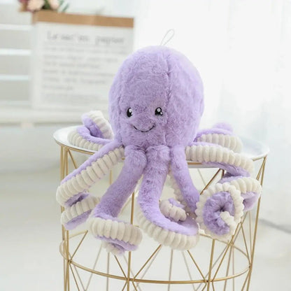 Plushie Fuzzy Cuddling Octopus, Five Colors, 0.59-2.6' | 18-80cm