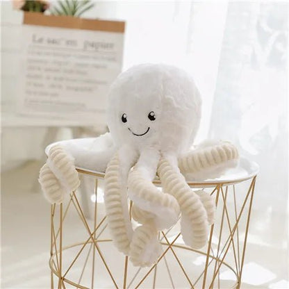 Plushie Fuzzy Cuddling Octopus, Five Colors, 0.59-2.6' | 18-80cm