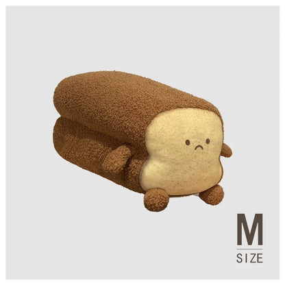 Plushie Happy/Sad Bread, Four Sizes