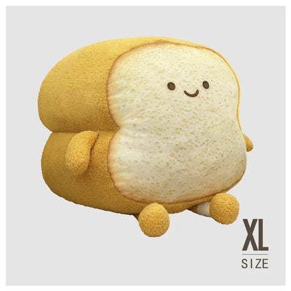 Plushie Happy/Sad Bread, Four Sizes