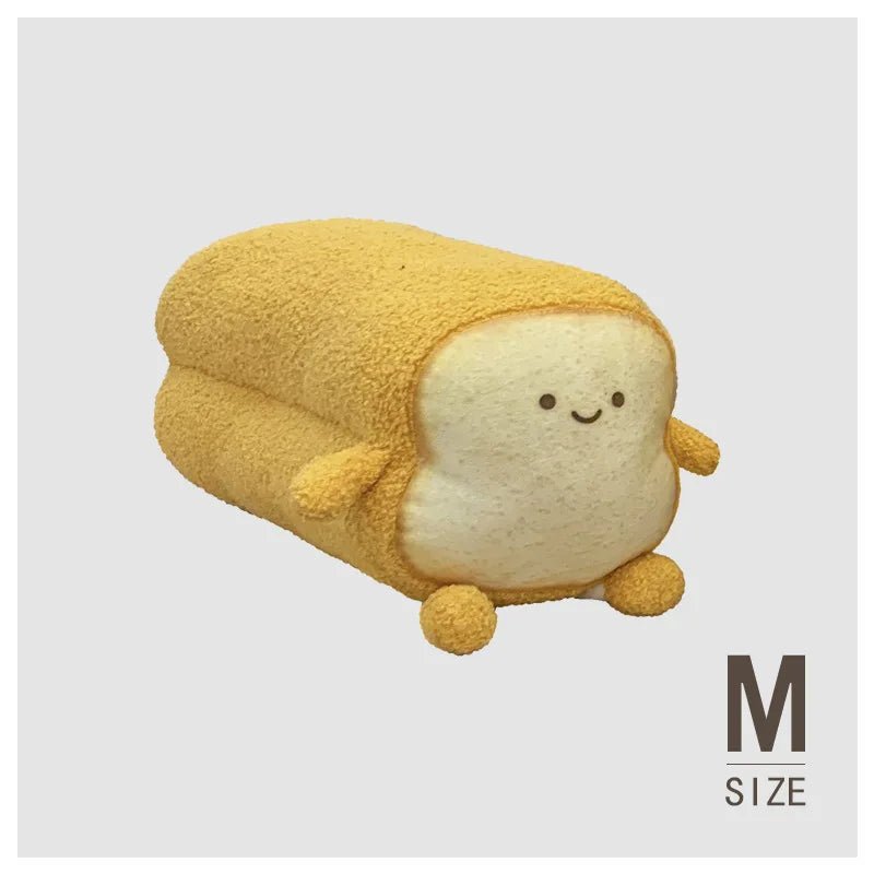 Plushie Happy/Sad Bread, Four Sizes