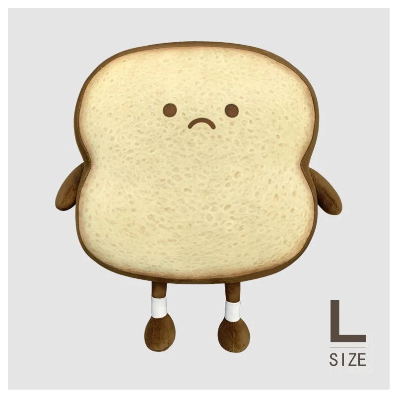 Plushie Happy/Sad Bread, Four Sizes