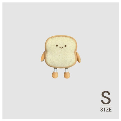 Plushie Happy/Sad Bread, Four Sizes