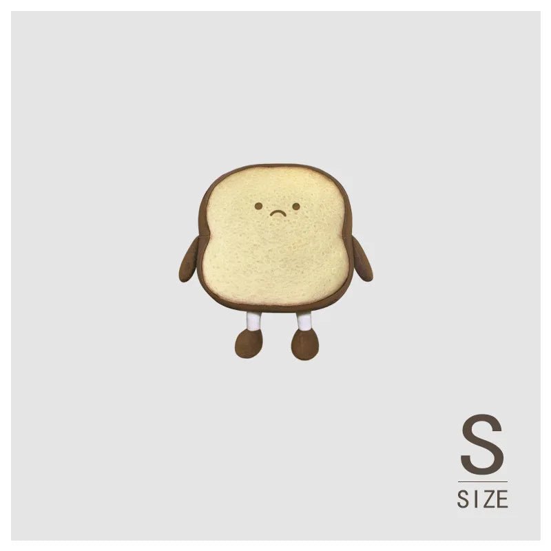 Plushie Happy/Sad Bread, Four Sizes