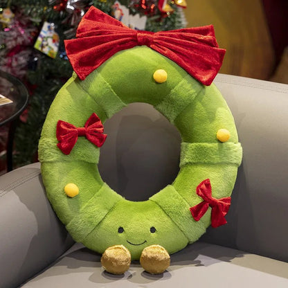 Plushie Holiday Wreath Decor, 8-16" | 20-40 cm