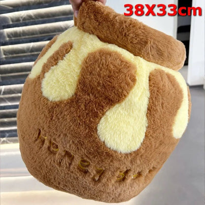 Plushie Honey Pot with Bear Stuffed Animal