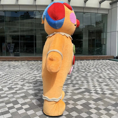 Plush Inflatable Gingerbread Cookie Costume plush toy – – – Image 5 | Plushie Produce