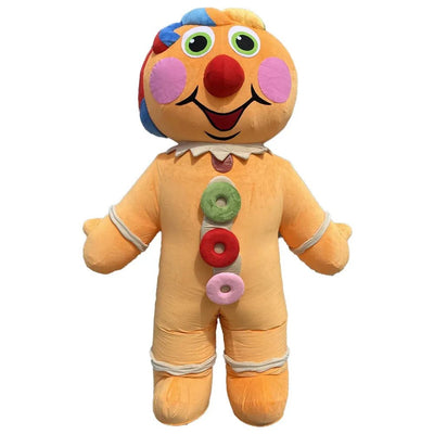 Plush Inflatable Gingerbread Cookie Costume plush toy – – – Image 8 | Plushie Produce