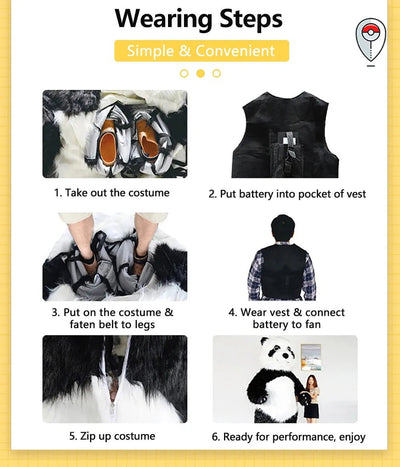 Plush Inflatable Orange Costume, heights 4.9-5.6 feet (1.50-1.70 m) plush toy – – – Image 5 | Plushie Produce