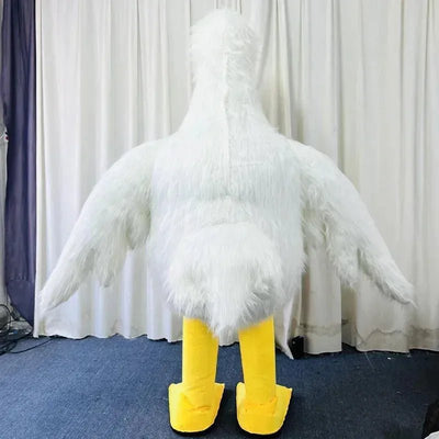 Plush Inflatable White Swan Costume plush toy – – – Image 3 | Plushie Produce
