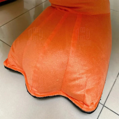 Plush Inflatable Yellow Chick Costume- fits heights 4.9-5.6 ft plush toy – costume – – Image 4 | Plushie Produce