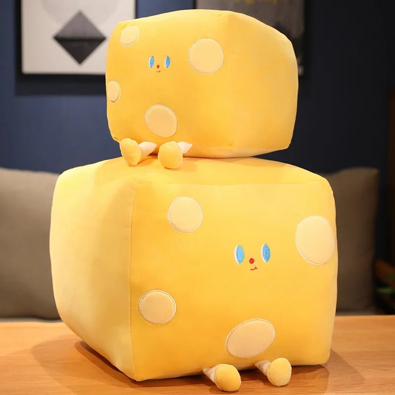 Plushie Jumbo Block di Formaggio Cheddar, 10-20" | 25-50 centimetri