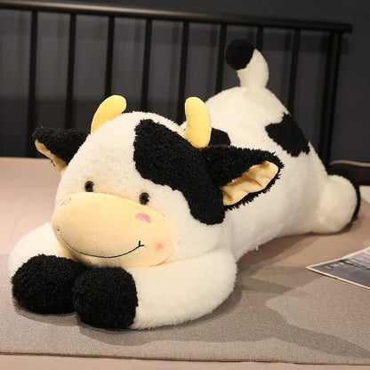 Plushie Jumbo Lounging Dairy Cow, 4 Colors, 35-43" | 90-110 cm