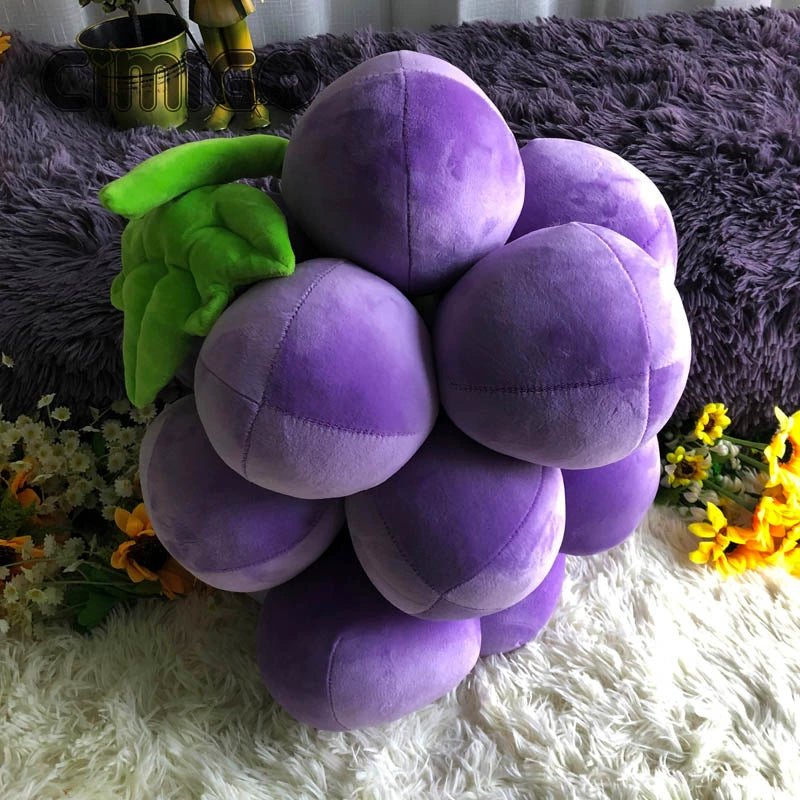 Peluche Jumbo Realista 3D Uvas, 24" | 60cm