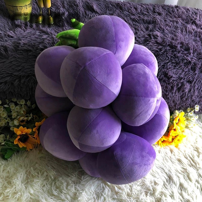 Plushie Jumbo Realistic 3D Grapes, 24" | 60 cm