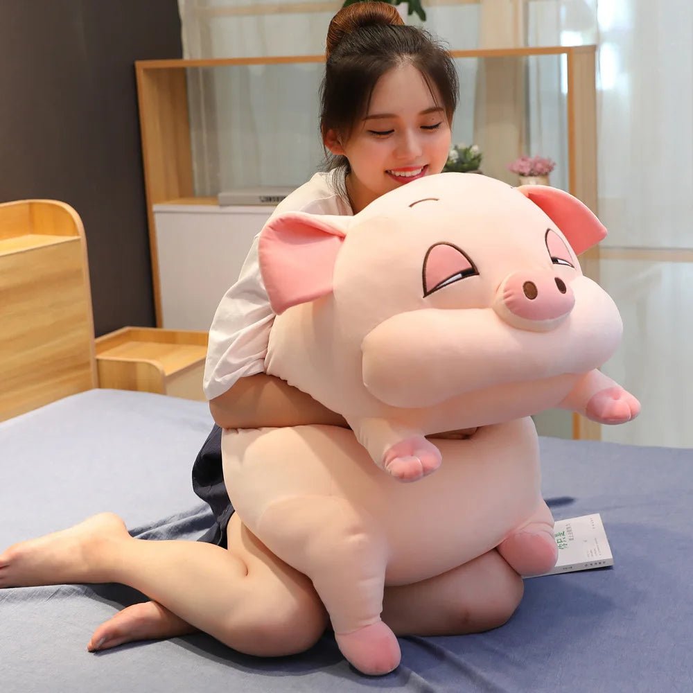 Plushie Jumbo Sleepy Pig, 1.3-3' | 40-90 cm - Plushie Produce