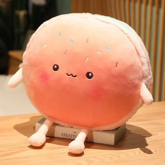 Plush Kawaii Macaron, Two Colors, 6-28" | 15-70 cm