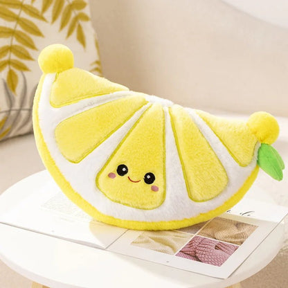 Plushie Large Cartoon Fruits, Five Fruits, ~10" | 25 cm