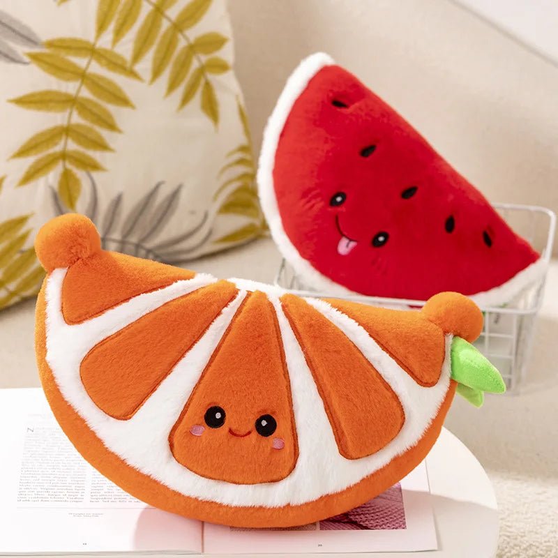 Plushie Large Cartoon Fruits, Five Fruits, ~10" | 25 cm