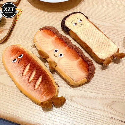 Plushie Loaf of Bread Pencil Case, 9" | 23 cm