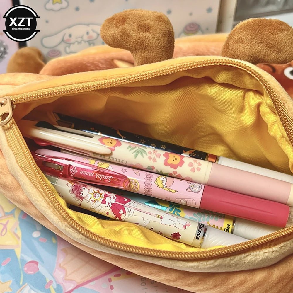 Plushie Loaf of Bread Pencil Case, 9" | 23 cm