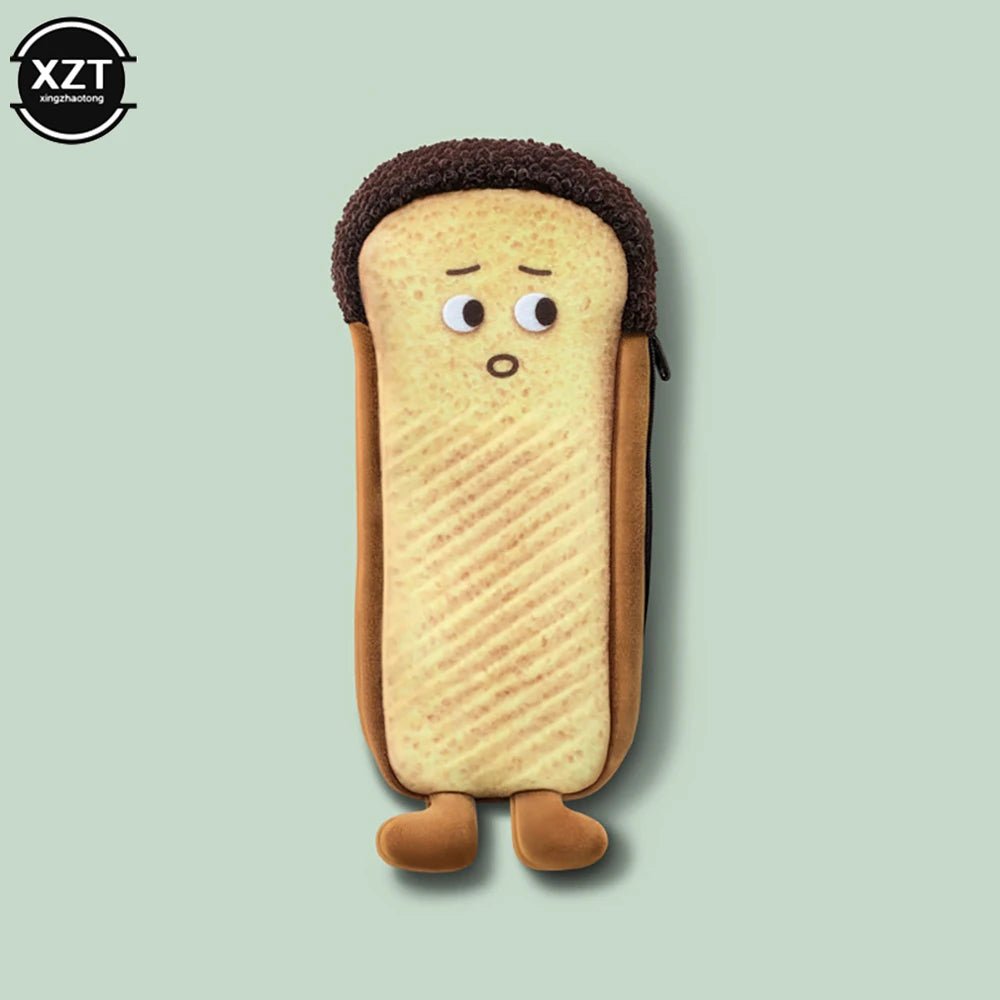 Plushie Loaf of Bread Pencil Case, 9" | 23 cm