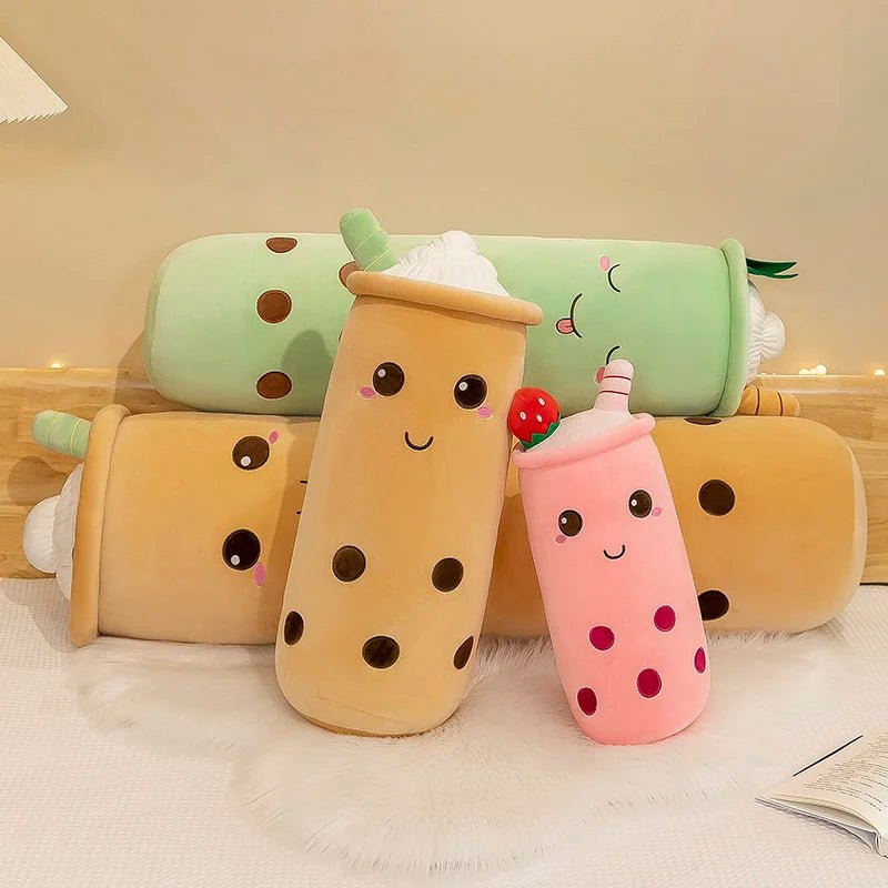 Plushie Long Boba Tea, 9-35" | 24-90 cm