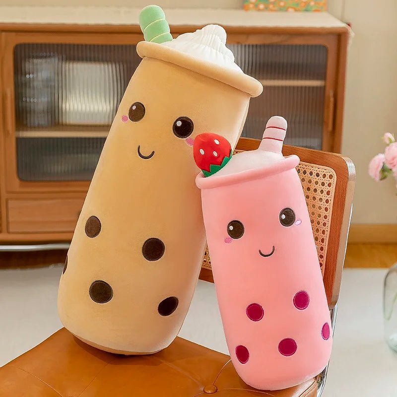 Plushie Long Boba Tea, 9-35" | 24-90 cm