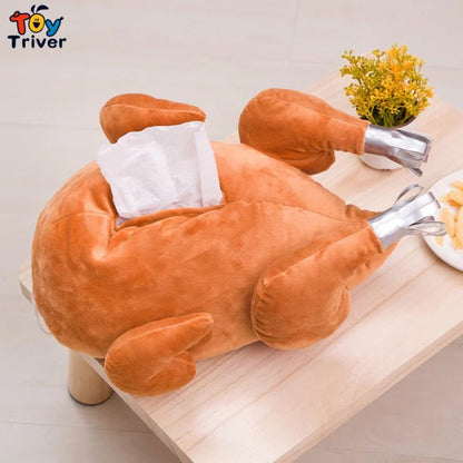 Plushie Novelty Roasted Turkey Tissue Dispenser