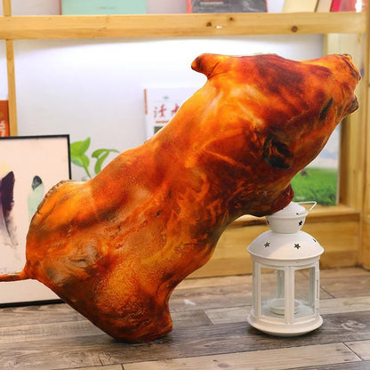 Plushie Realistic Grilled Meat Throw Pillows, Nine Styles, 8-24" | 20-60 cm