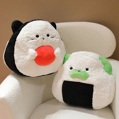 Plushie Rice/Vegetable Roll as an Animal, 13" | 34 cm