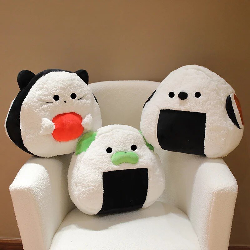 Plushie Rice/Vegetable Roll as an Animal, 13" | 34 cm