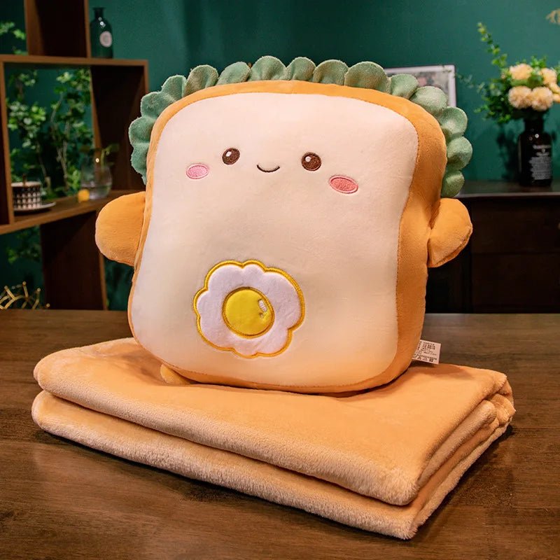 Plushie Sandwich Hand Warmer with Blanket