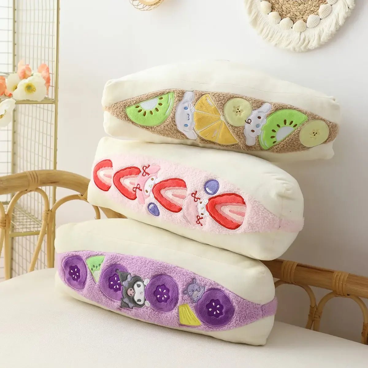 Plushie Slice of Cake, Three Flavors, 16" | 40 cm