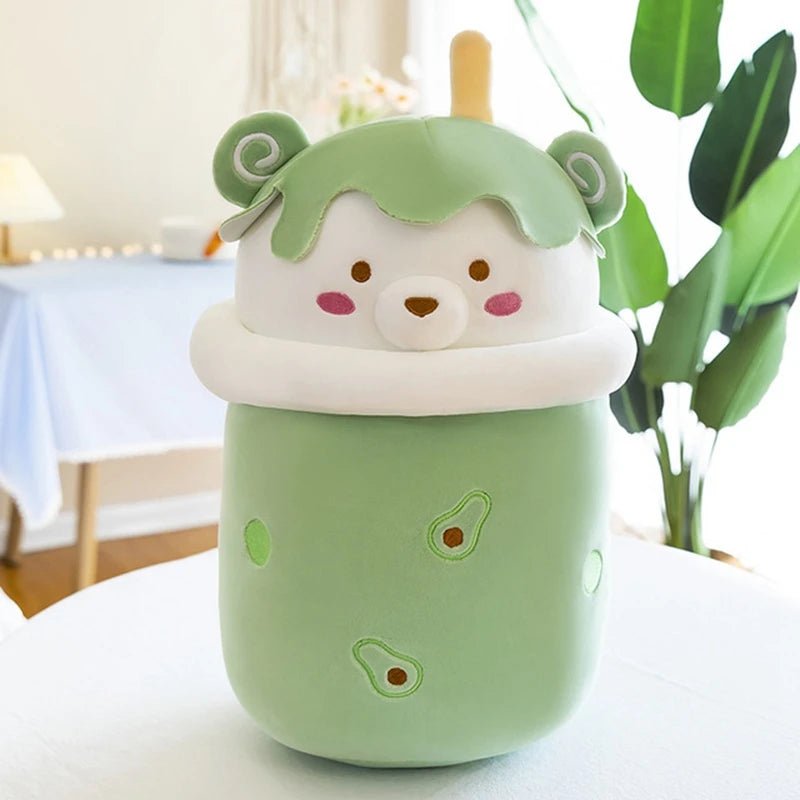 Plushie Teddy Bear Boba Teas, Three Styles, 10-16" | 25-40 cm - Plushie Produce